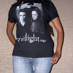 Black Twilight Saga Graphic T-Shirt